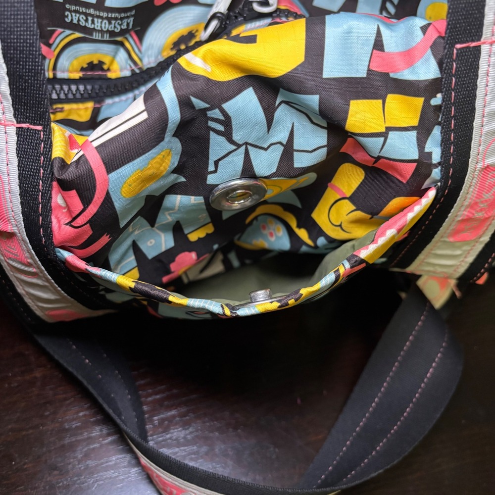 LeSportsac Artist In Residence‎ Pianofuzz Design Graphic Print Weekender Duffel - Picture 9 of 16